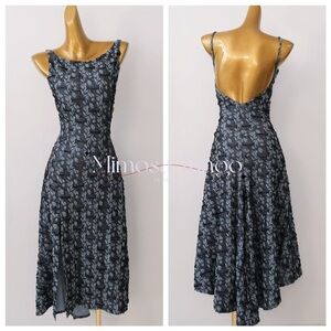 Tango Dress Blue Floral